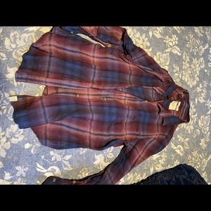 American eagle plaid shirt